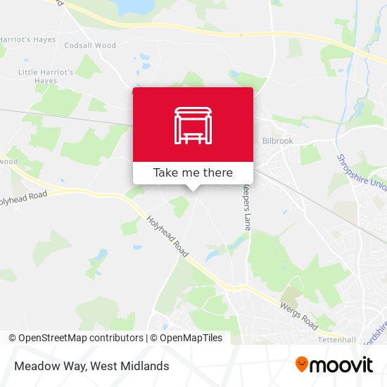 Meadow Way map