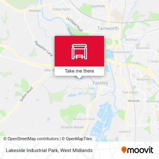 Lakeside Industrial Park map