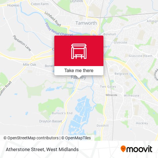 Atherstone Street map