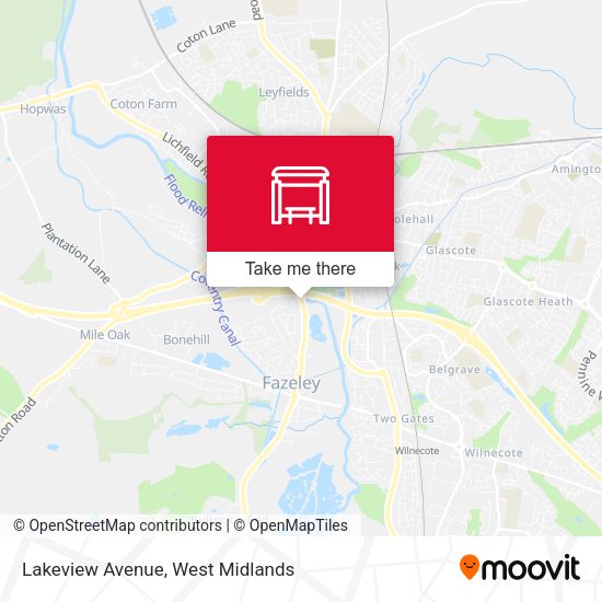Lakeview Avenue map