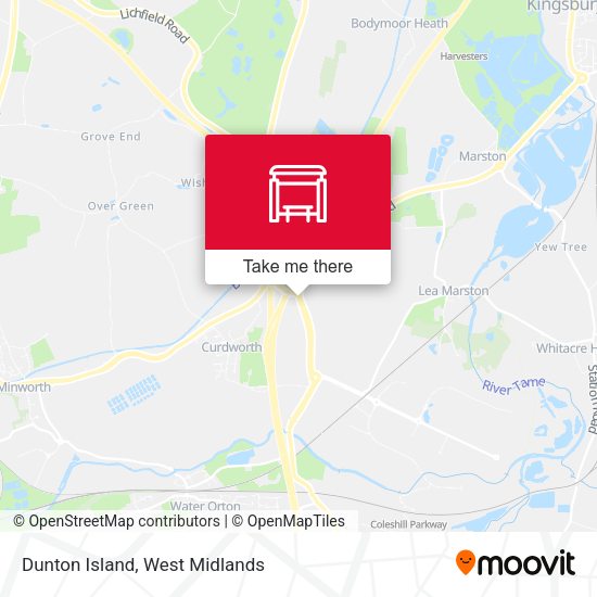 Dunton Island map