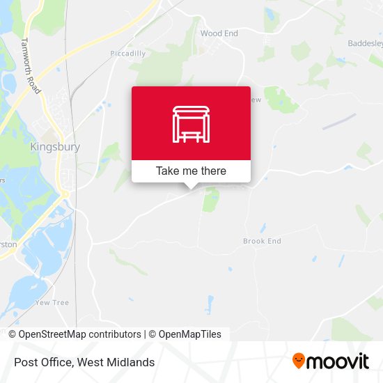 Post Office map