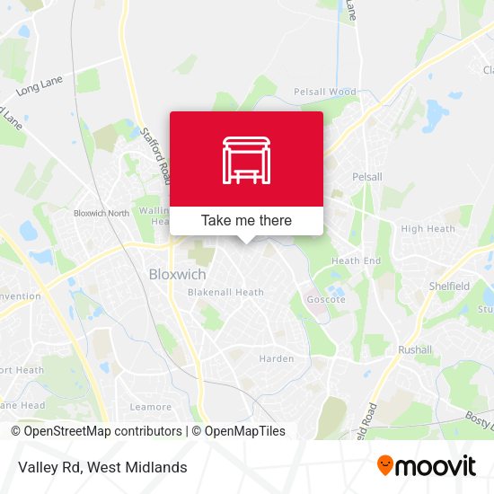 Valley Rd map