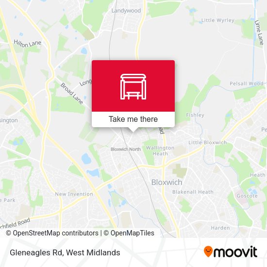 Gleneagles Rd map