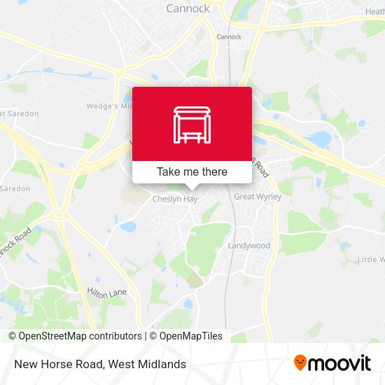 New Horse Road map