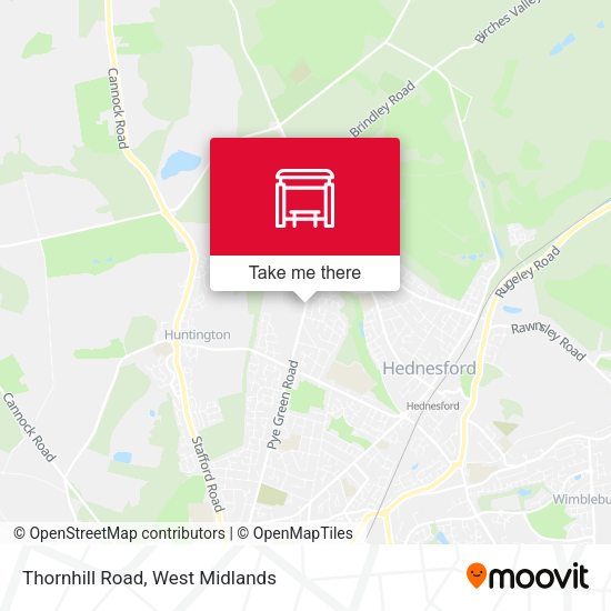 Thornhill Road map