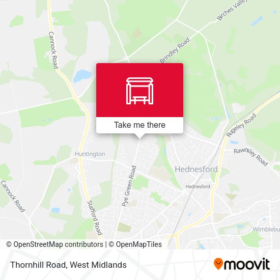 Thornhill Road map