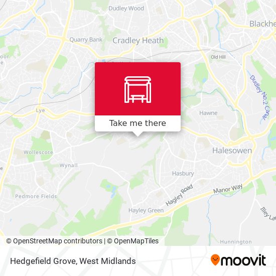 Hedgefield Grove map