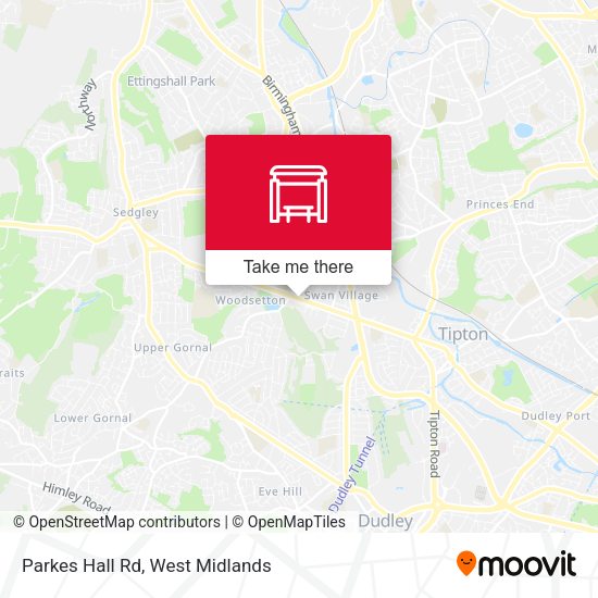 Parkes Hall Rd map