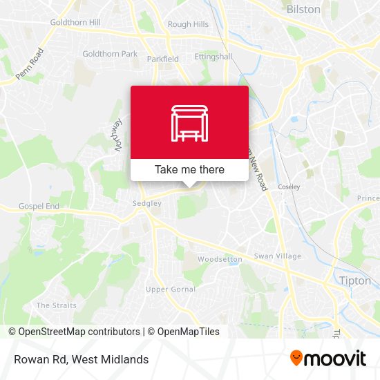 Rowan Rd map