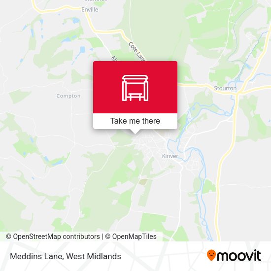 Meddins Lane map