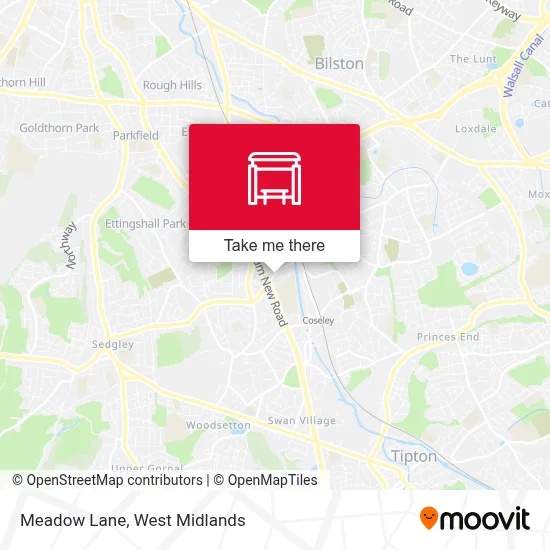 Meadow Lane map