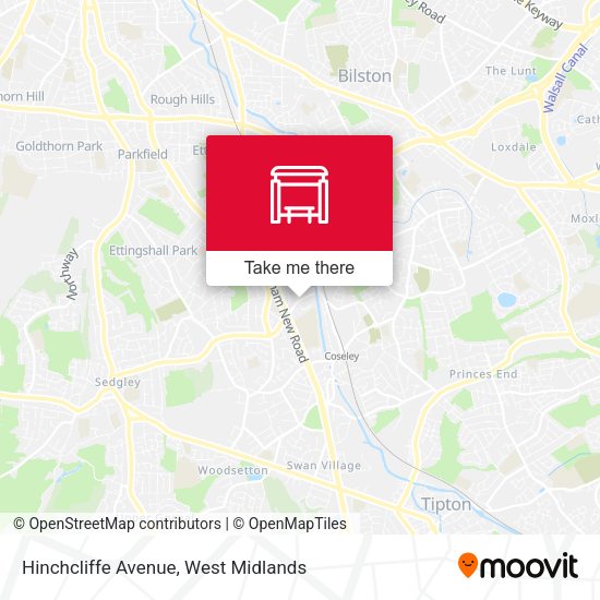 Hinchcliffe Avenue map