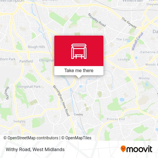 Withy Road map