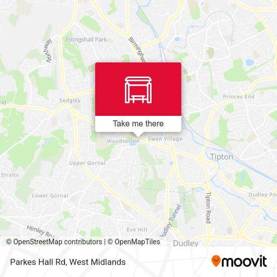 Parkes Hall Rd map