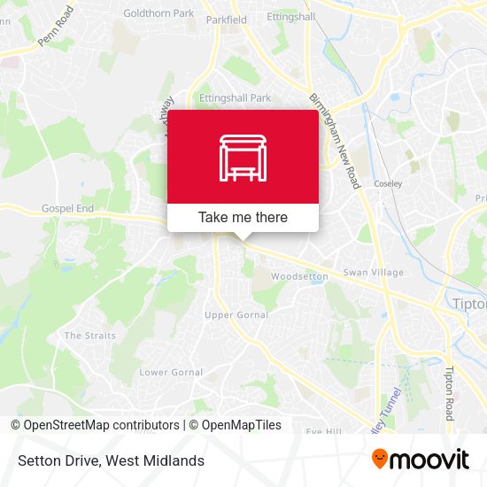 Setton Drive map