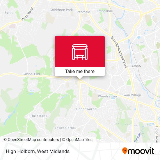 High Holborn map