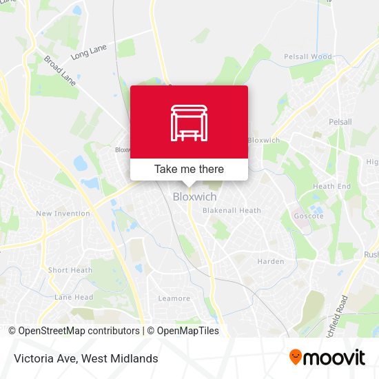Victoria Ave map