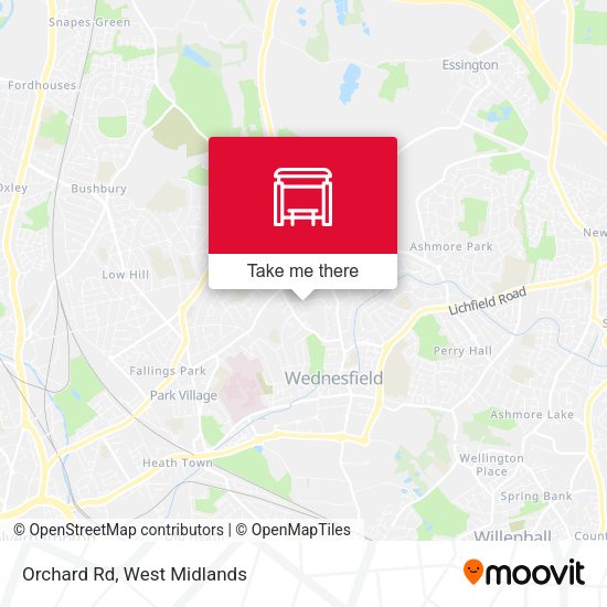 Orchard Rd map