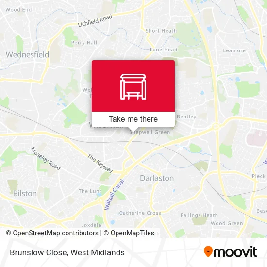 Brunslow Close map