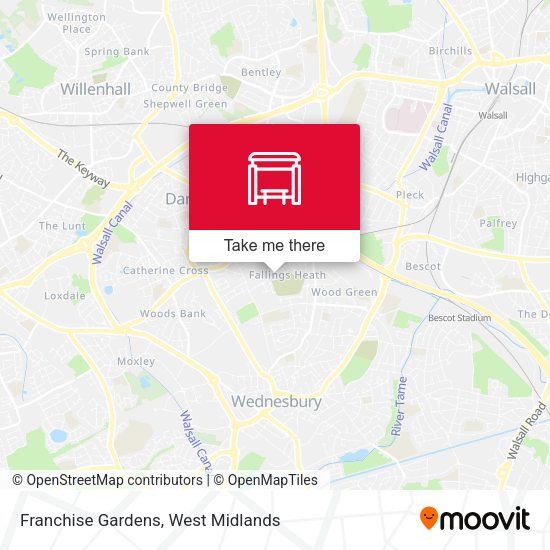Franchise Gardens map