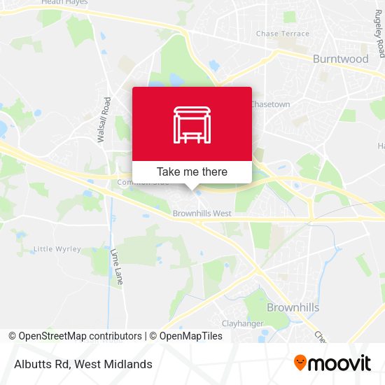 Albutts Rd map