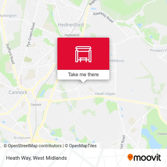Heath Way map
