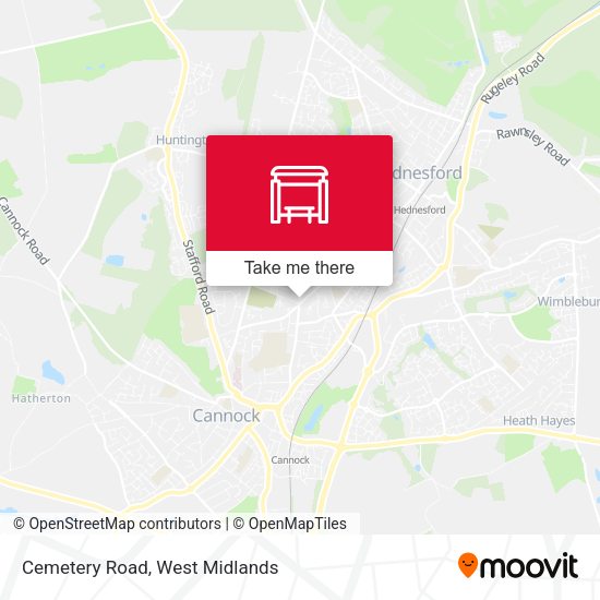 Cemetery Road map