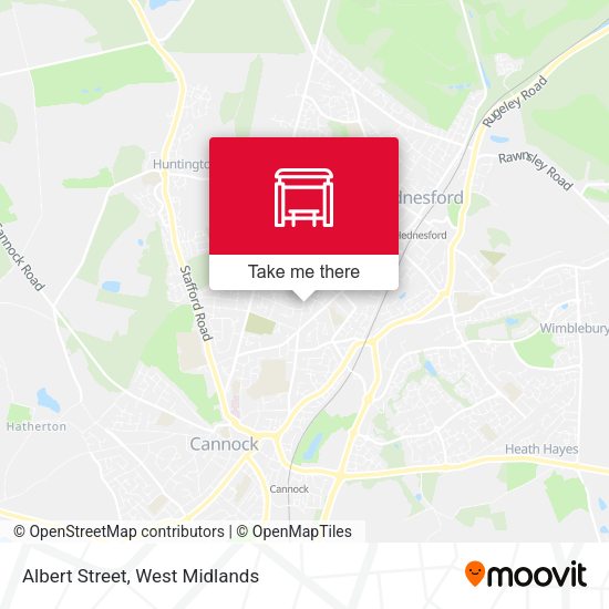 Albert Street map