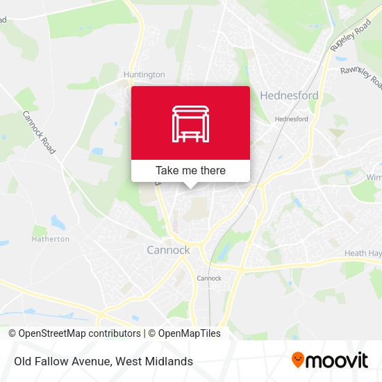 Old Fallow Avenue map