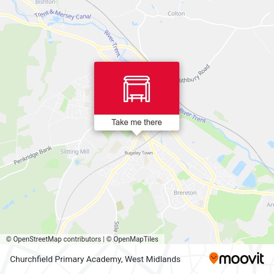 Churchfield Primary Academy map