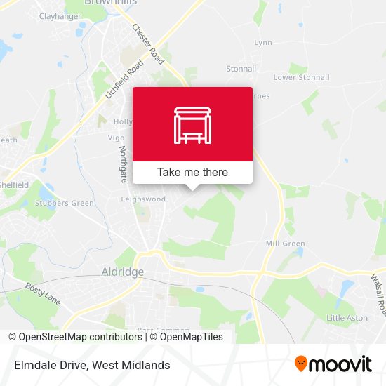 Elmdale Drive map
