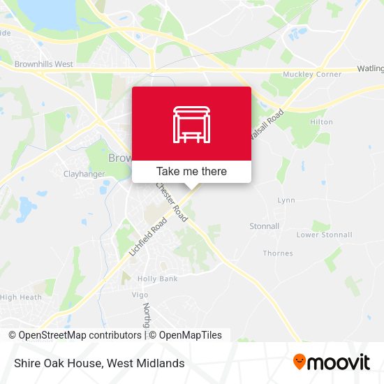 Shire Oak House map