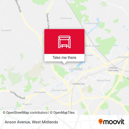 Anson Avenue map