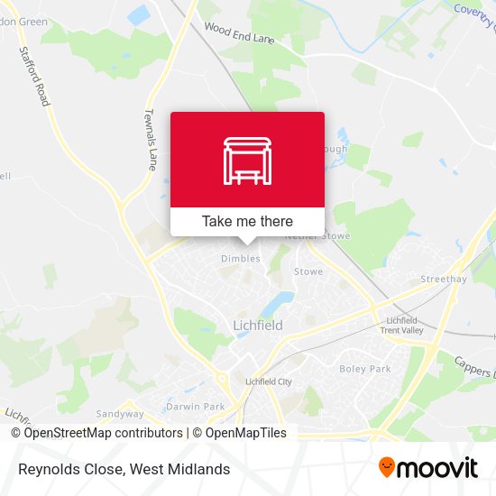 Reynolds Close map