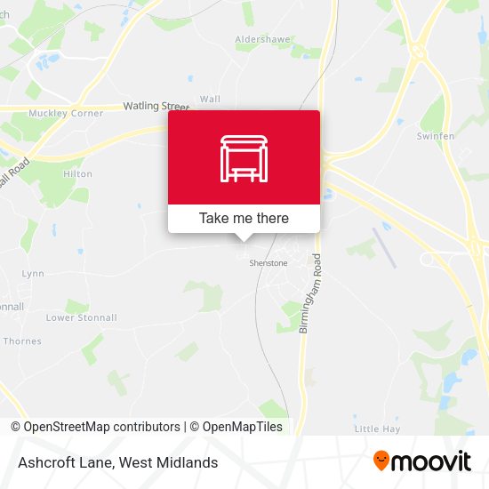 Ashcroft Lane map