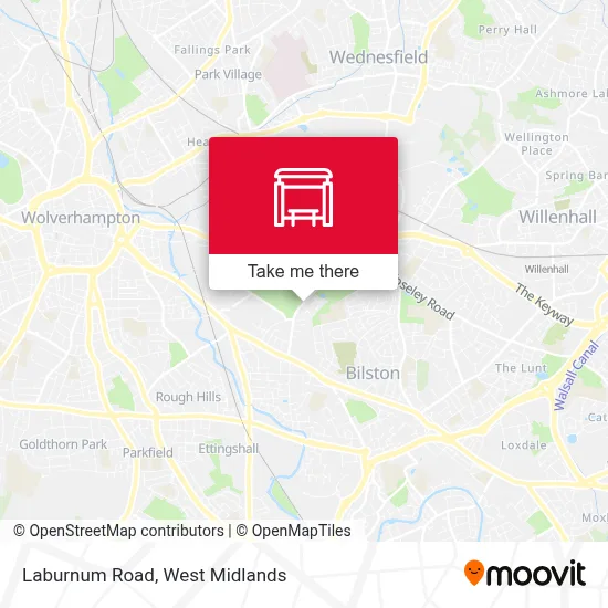 Laburnum Road map