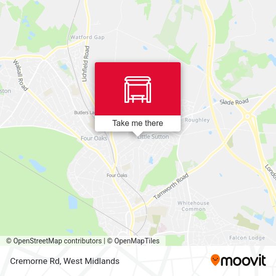Cremorne Rd map