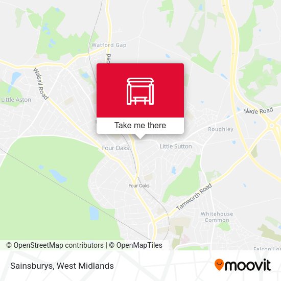 Sainsburys map