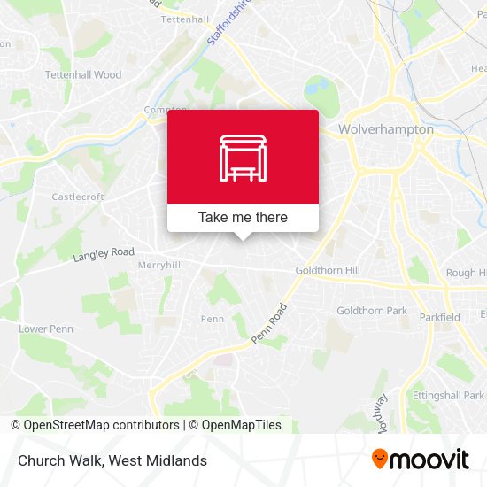 Church Walk map