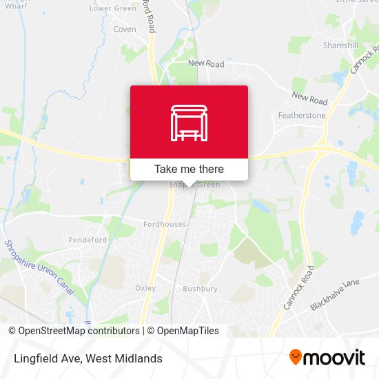 Lingfield Ave map