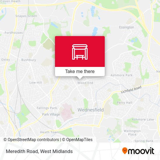 Meredith Road map