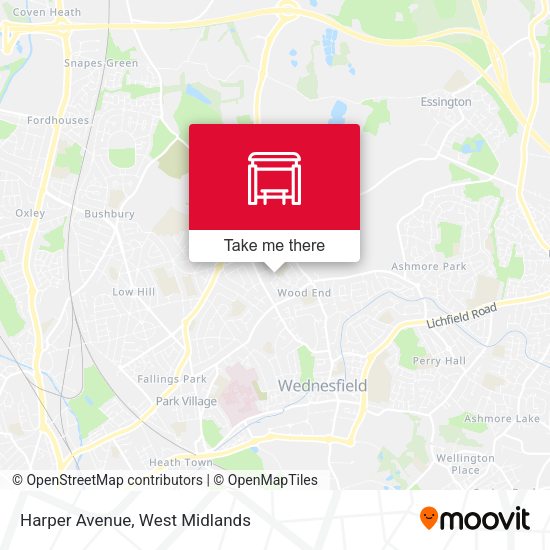 Harper Avenue map