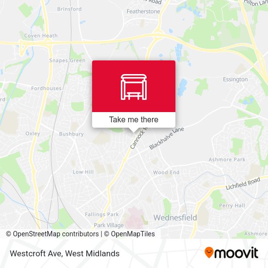 Westcroft Ave map