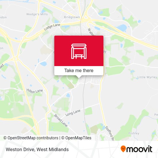 Weston Drive map