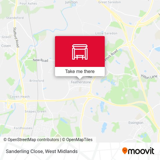 Sanderling Close map