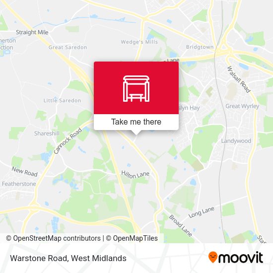 Warstone Road map