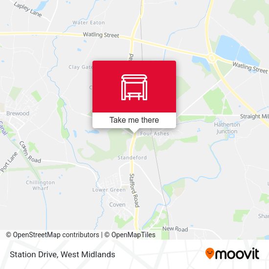 Station Drive map