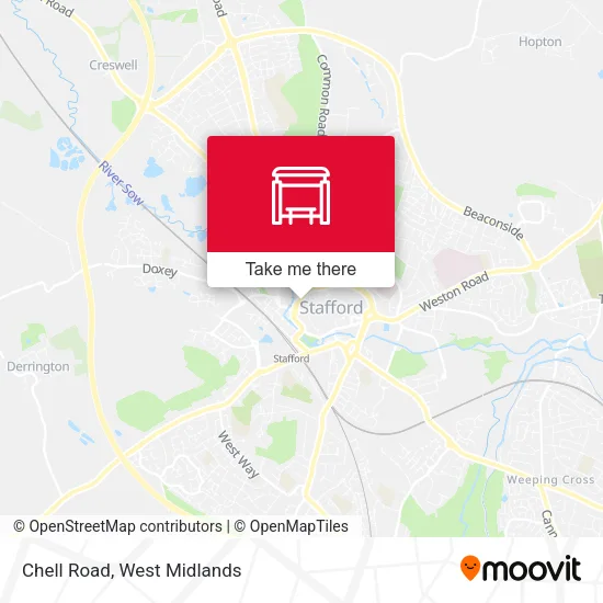 Chell Road map