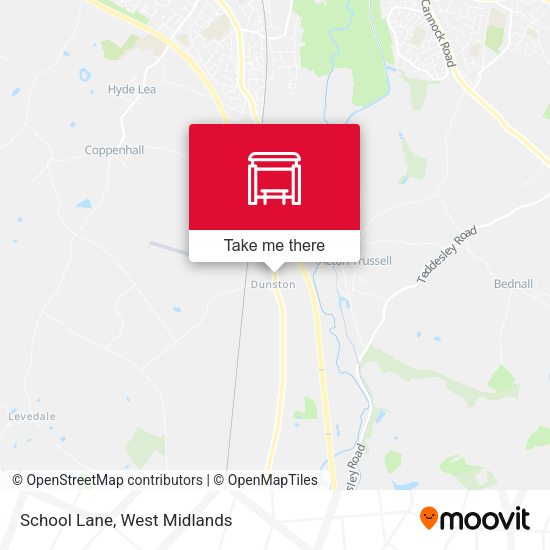 School Lane map